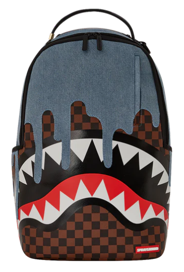 De Santis Zaino Sprayground Denim Drip 910B6262NSZ, Lo zaino perfetto per il tuo rientro a scuola!