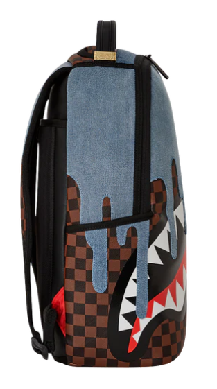 De Santis Zaino Sprayground Denim Drip 910B6262NSZ, Lo zaino perfetto per il tuo rientro a scuola!