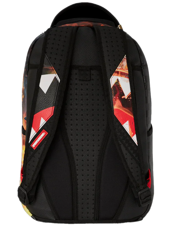 De Santis Zaino Sprayground Shark Fire Check 910B6358NSZ, Lo zaino perfetto per il tuo rientro a scuola!