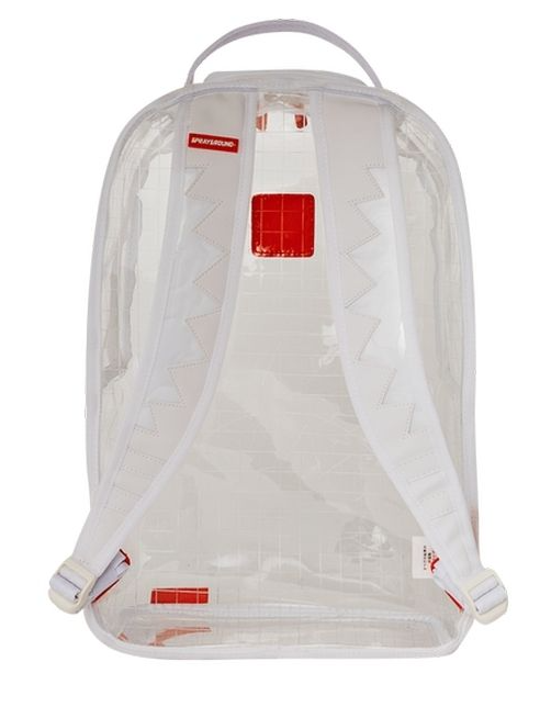 Sprayground - Zaino Clear Embossed Sharks In Paris