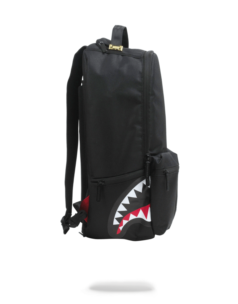 Sprayground backpack black mesh side shark 910B1701NSZ De Santis