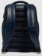 ZAINO PIQUADRO 2 COMPARTI IN PELLE PORTA PC 14"