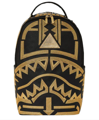 SPRAYGROUND ZAINO 910B5449NSZ - AI TRIBAL GOLD STAR