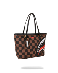 SPRAYGROUND 910T5355NSZ SHARKS IN PARIS PAINTED TOTE BAG