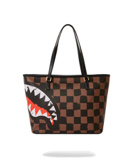 SPRAYGROUND 910T5355NSZ SHARKS IN PARIS PAINTED TOTE BAG