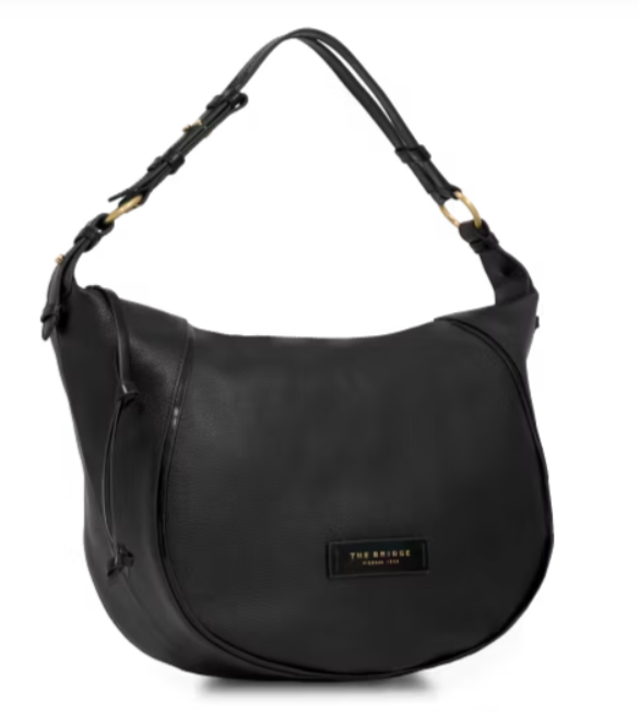 THE BRIDGE 041623BX.30 HOBO BAG DOMITILLA NERO