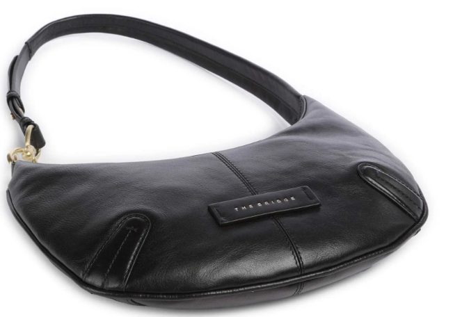 De Santis | Borsa Donna The Bridge Flavia 042214GZ, Borsa a spalla mezzaluna in pelle elegante e funzionale