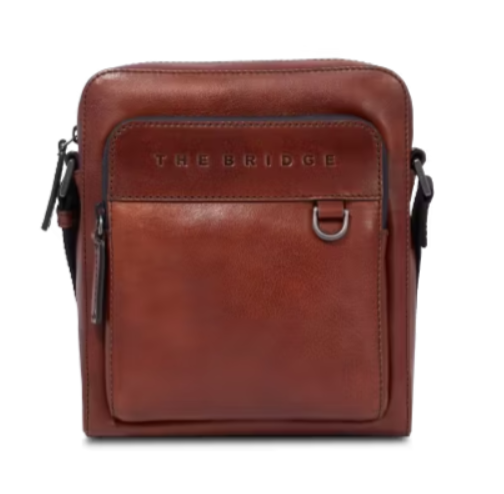 THE BRIDGE 053413EX.1A CROSSBODY DAMIANO MARRONE TB/RUT.SC OPACO 