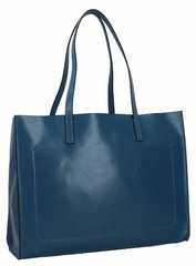 De Santis borsa The bridge 04470201.EJ - la borsa in pelle blu 100% made in italy