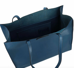 De Santis borsa The bridge 04470201.EJ - la borsa in pelle blu 100% made in italy