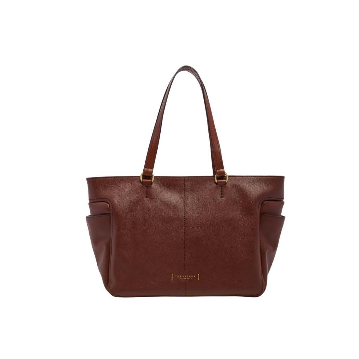 The Bridge Letizia Borsa Shopper in Pelle Marrone