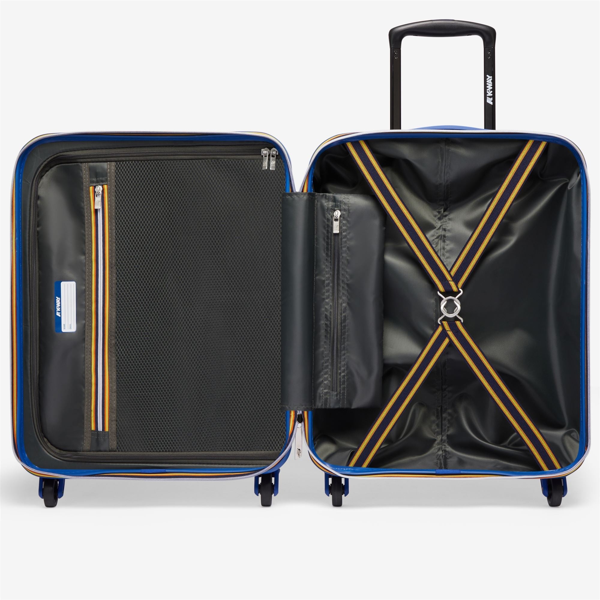 K-Way  8AKK1G01L05 K-Air Cabin Trolley  - Luggage Bags - Trolley - Unisex - Blue Royal Marine-Green Blackish