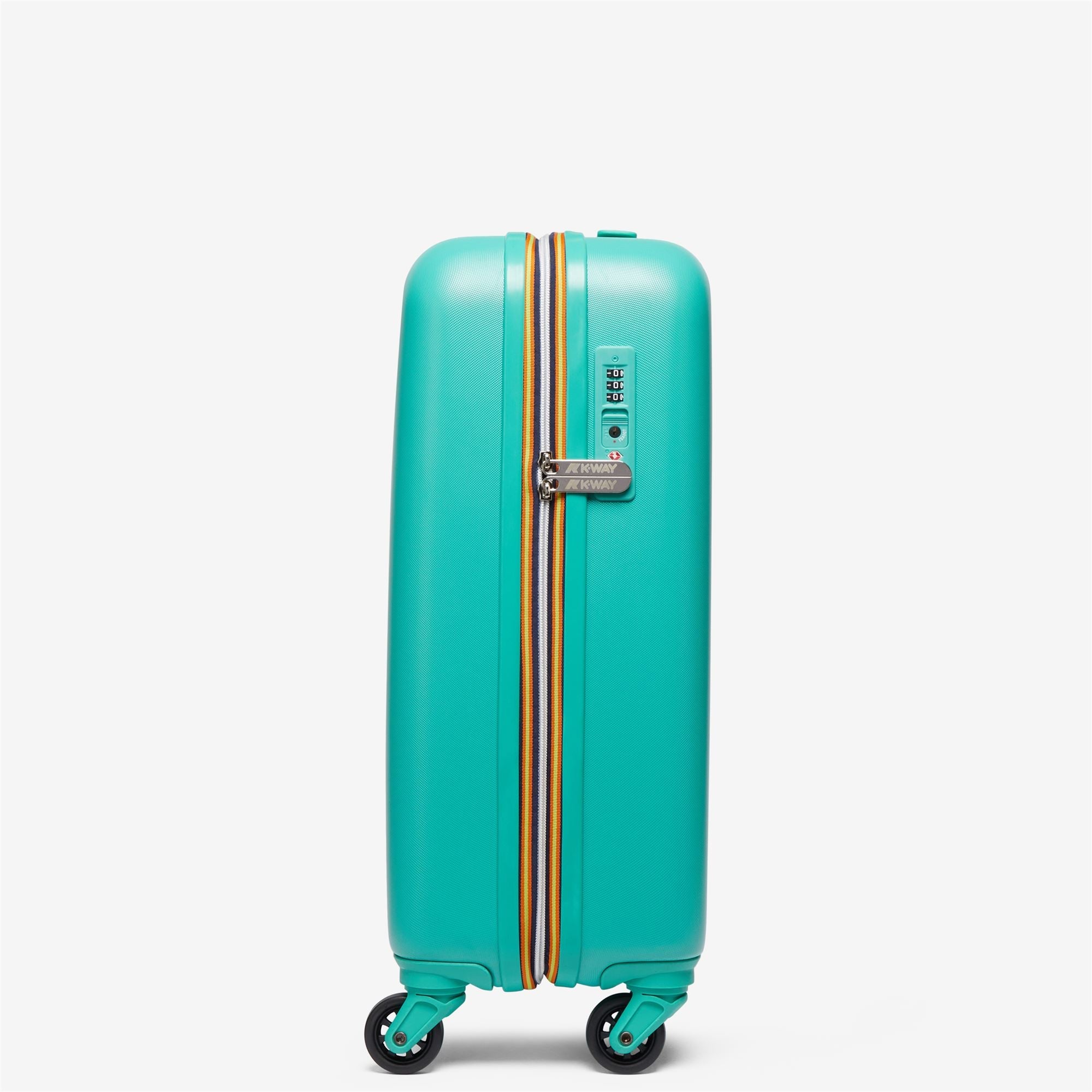 K-Way 8AKK1G01L11 K-Air Cabin Trolley - Luggage Bags - Trolley - Unisex - Green Marine-Green Blackish