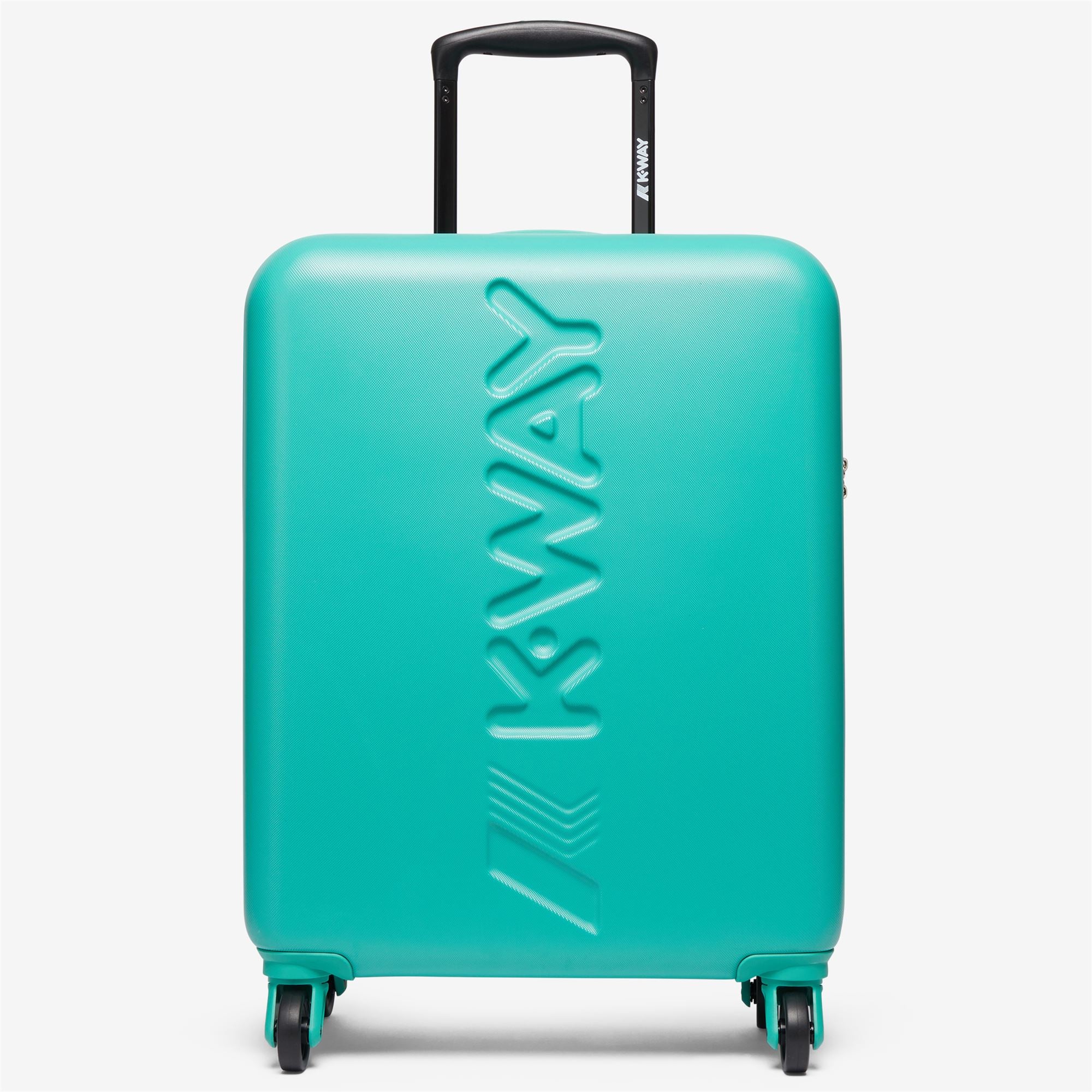 K-Way 8AKK1G01L11 K-Air Cabin Trolley - Luggage Bags - Trolley - Unisex - Green Marine-Green Blackish