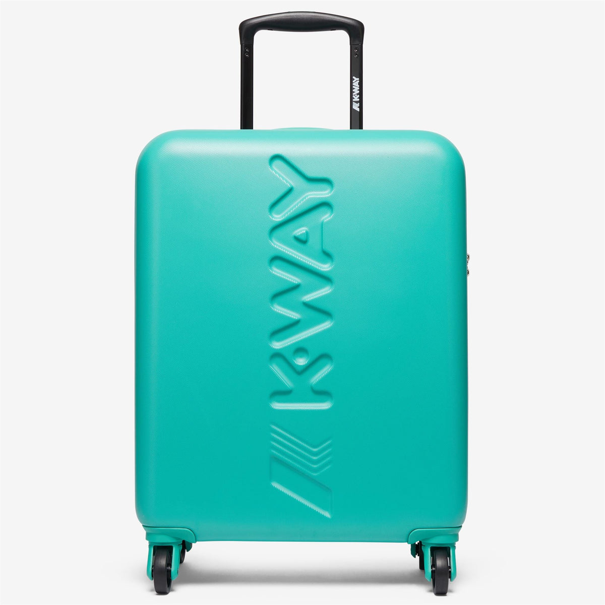 K-Way 8AKK1G01L11 K-Air Cabin Trolley - Luggage Bags - Trolley - Unisex - Green Marine-Green Blackish