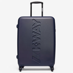 K-Way 8AKK1G02L03 K-Air Medium Trolley - Luggage Bags - Trolley - Unisex - Blue Depth-Green Blackish