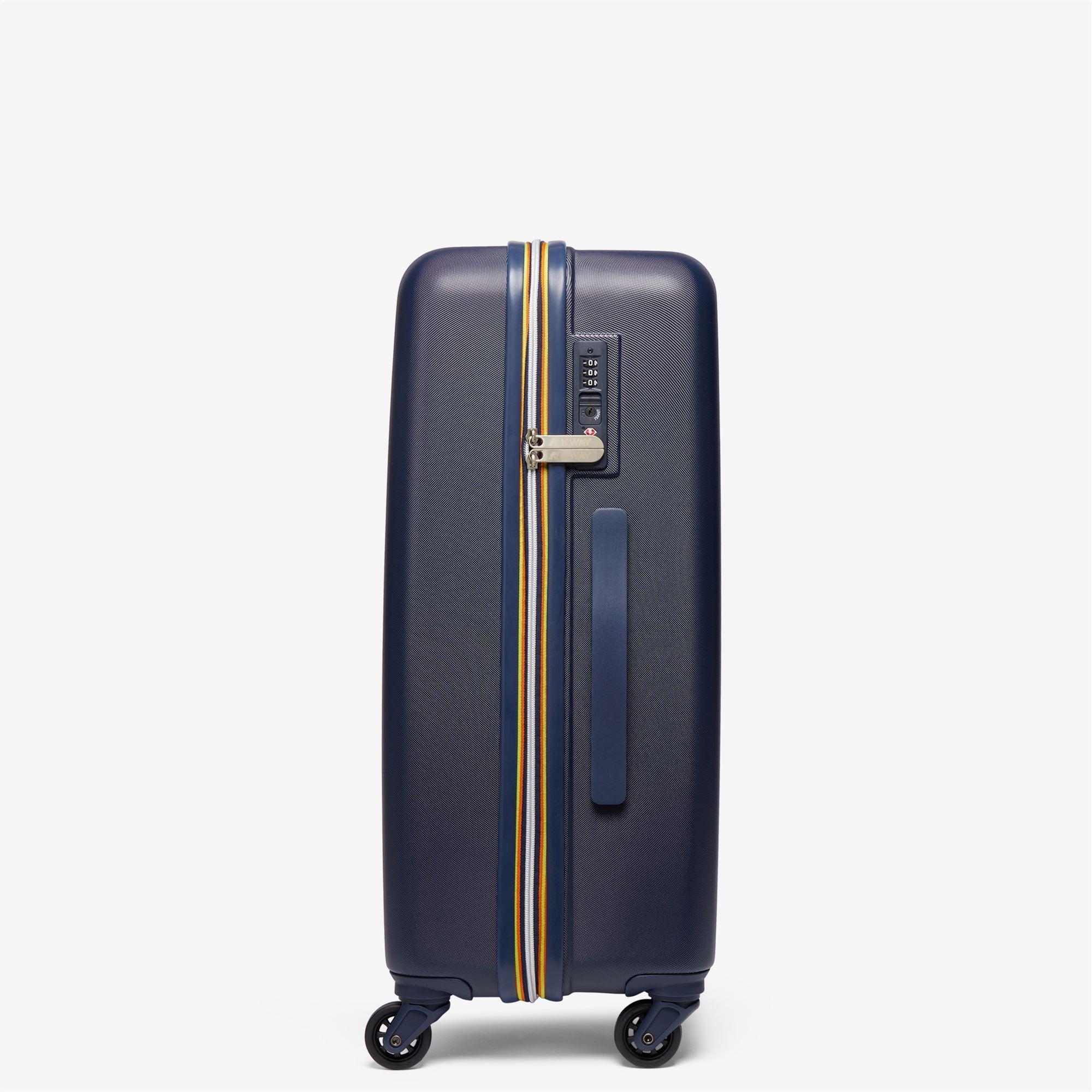 K-Way 8AKK1G02L03 K-Air Medium Trolley - Luggage Bags - Trolley - Unisex - Blue Depth-Green Blackish