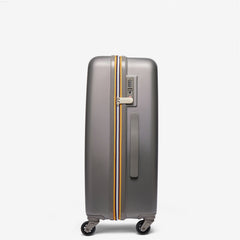 K-Way 8AKK1G02L08 K-Air Medium Trolley - Luggage Bags - Trolley - Unisex - Grey Metallic