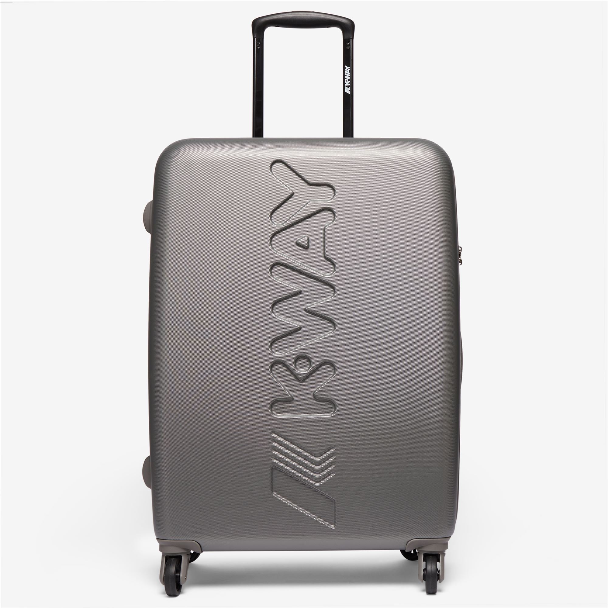 K-Way 8AKK1G02L08 K-Air Medium Trolley - Luggage Bags - Trolley - Unisex - Grey Metallic