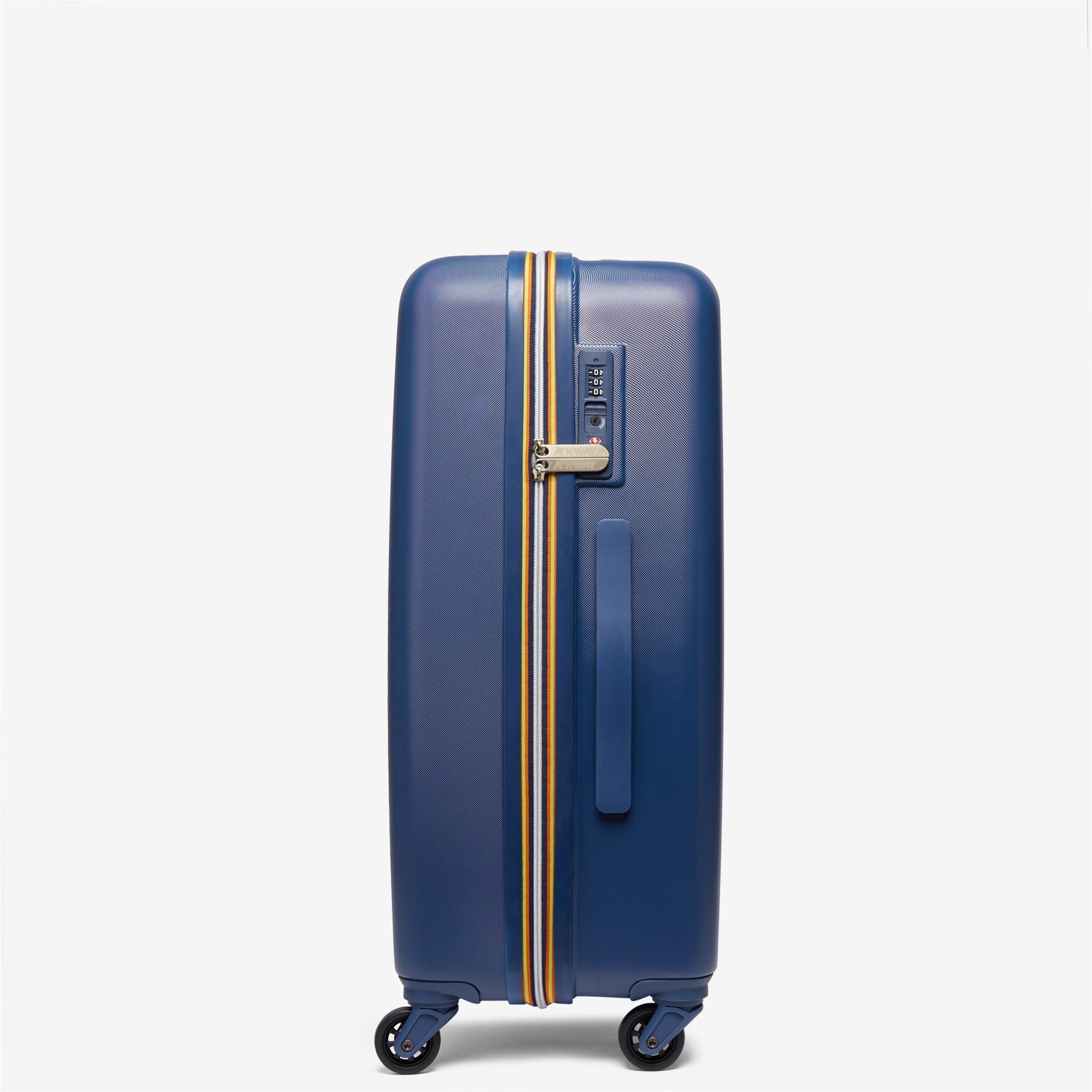 K-Way 8AKK1G02L09  K-Air Medium Trolley - Luggage Bags - Trolley - Unisex - Blue Deep-Green Blackish