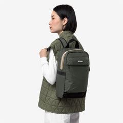 MID LAON - Borse - Zaino - Unisex - GREEN BLACKISH