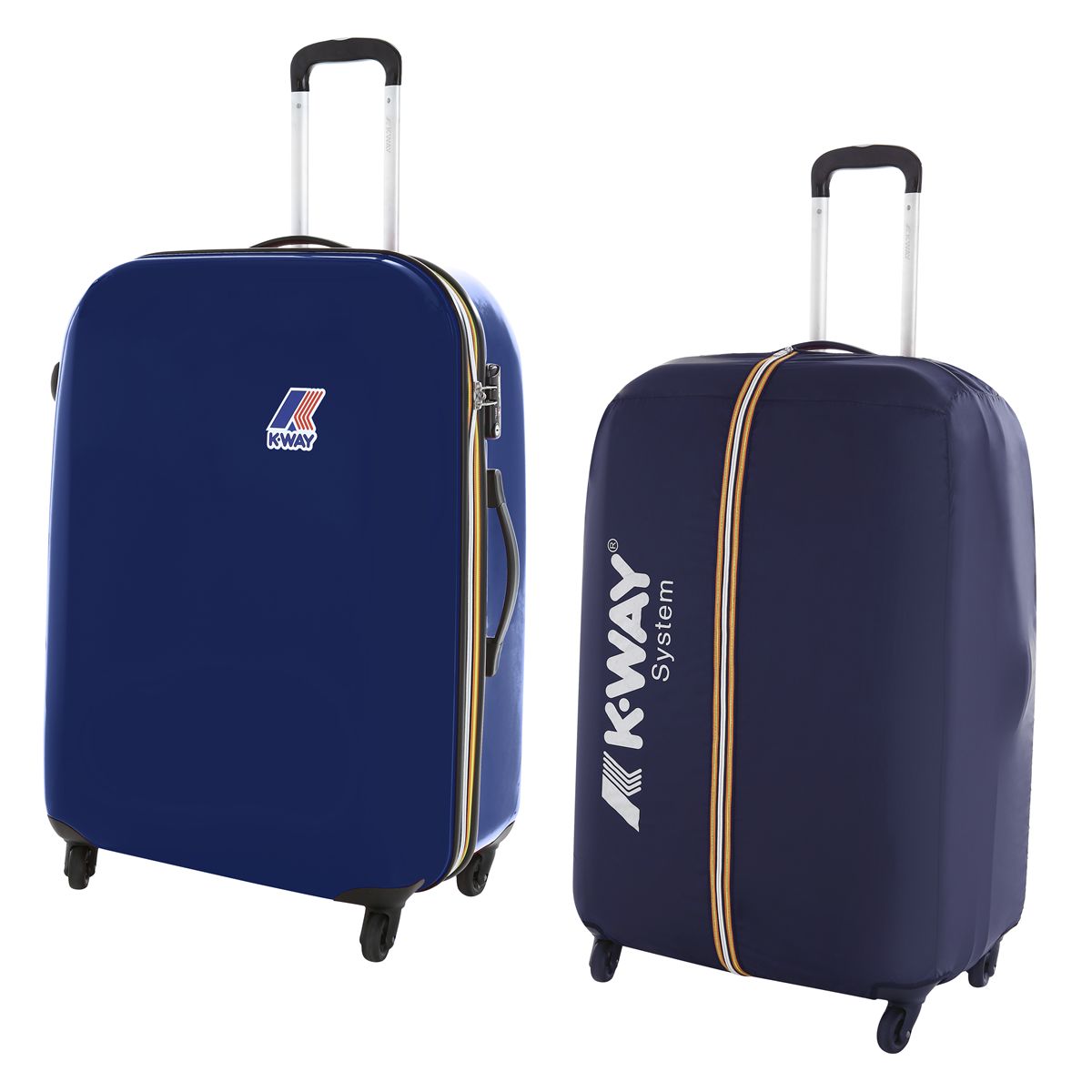 K-WAY SYSTEM MEDIUM TROLLEY K006730-905 Navy-Royal k-way trolley medio 4 ruote rigido 