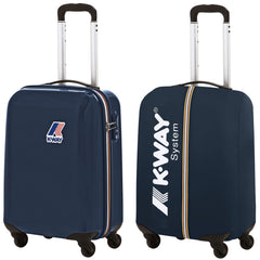 Trolley bagaglio a mano K-way System Blu Dept-Black K00AUF0A02