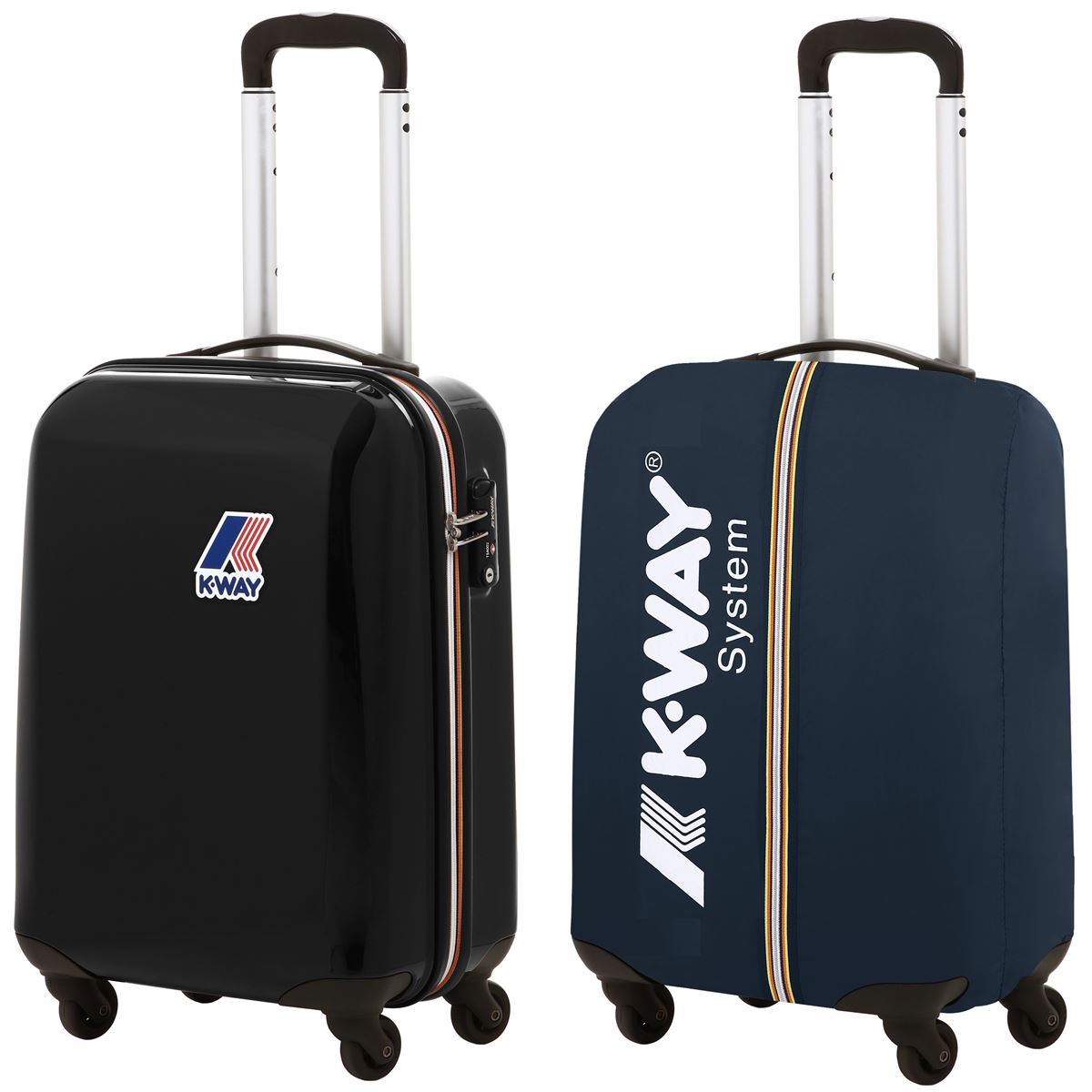 Trolley bagaglio a mano K-way System Black-Torba K00AUF0-906