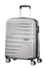 American Tourister WAVEBREAKER Spinner (4 Ruote) S Silver Sparkle