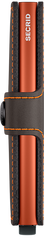 Miniwallet Matte Truffle & Orange