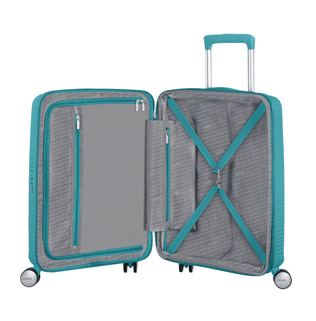 American Tourister  88472-A066 SOUNDBOX SPINNER 55/20 TSA EXP TURQUOISE