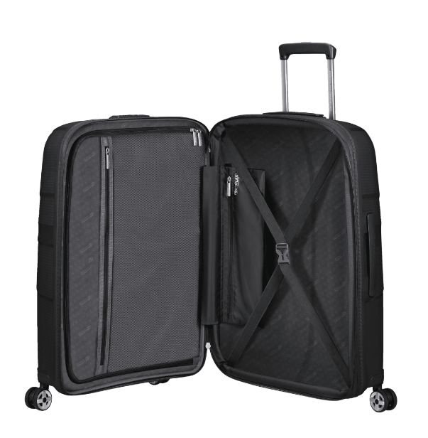 American Tourister 146371-1041 STARVIBE SPINNER 67/24 EXP TSA BLACK