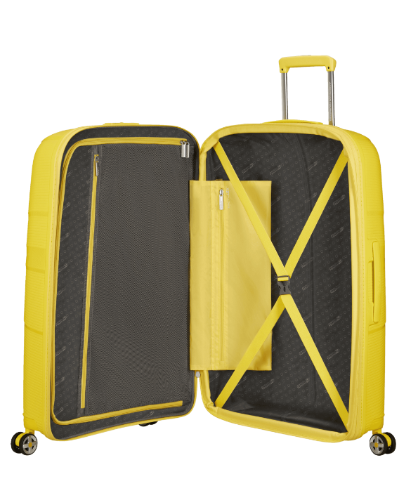 American Tourister 146372-A031 STARVIBE SPINNER 77/28 EXP TSA ELECTRIC LEMON