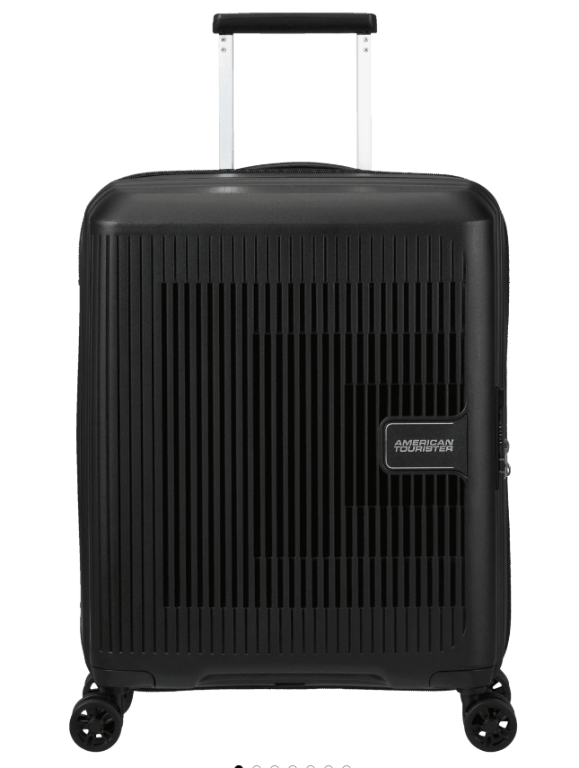 American Tourister 146819-1041 AEROSTEP SPINNER 55/20 EXP TSA BLACK