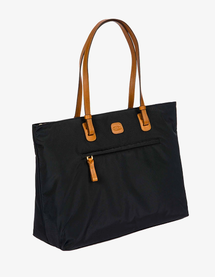 Bric's BXL43348.101 Borsa shopper in nylon con dettagli in pelle X-Travel