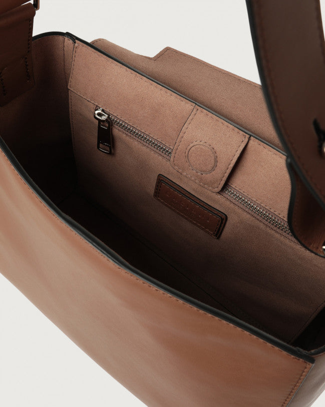 Orciani BT2006MDL-CIO Borsa Sveva Media Madlen In Pelle Con Tracolla Cioccolato