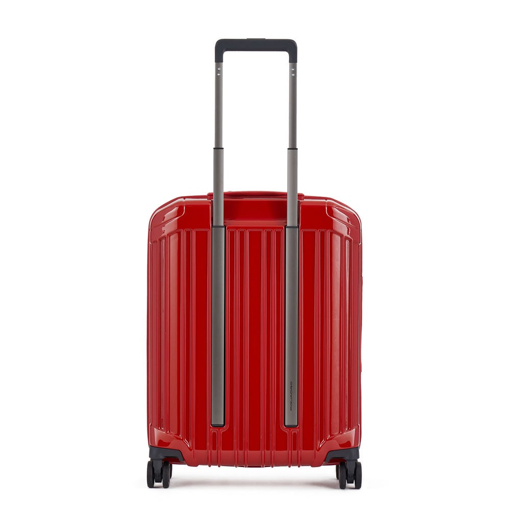 Piquadro BV4425PQL/R  Trolley Cabina Ryanair 4 Ruote In Policarbonato Rosso