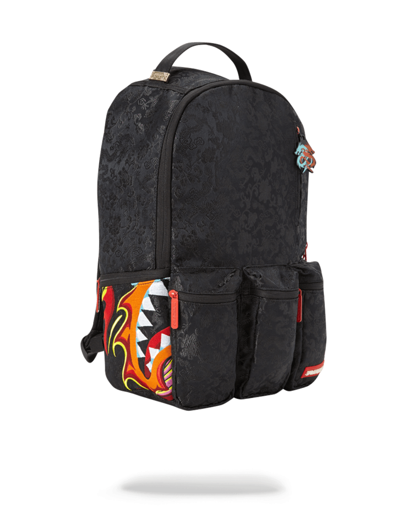 Sprayground Dragon Side Shark Nightmare Cargo Backpack 910B2435NSZ