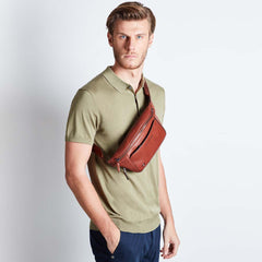 Piquadro Marsupio In Pelle Arancio CA2174B3/AR