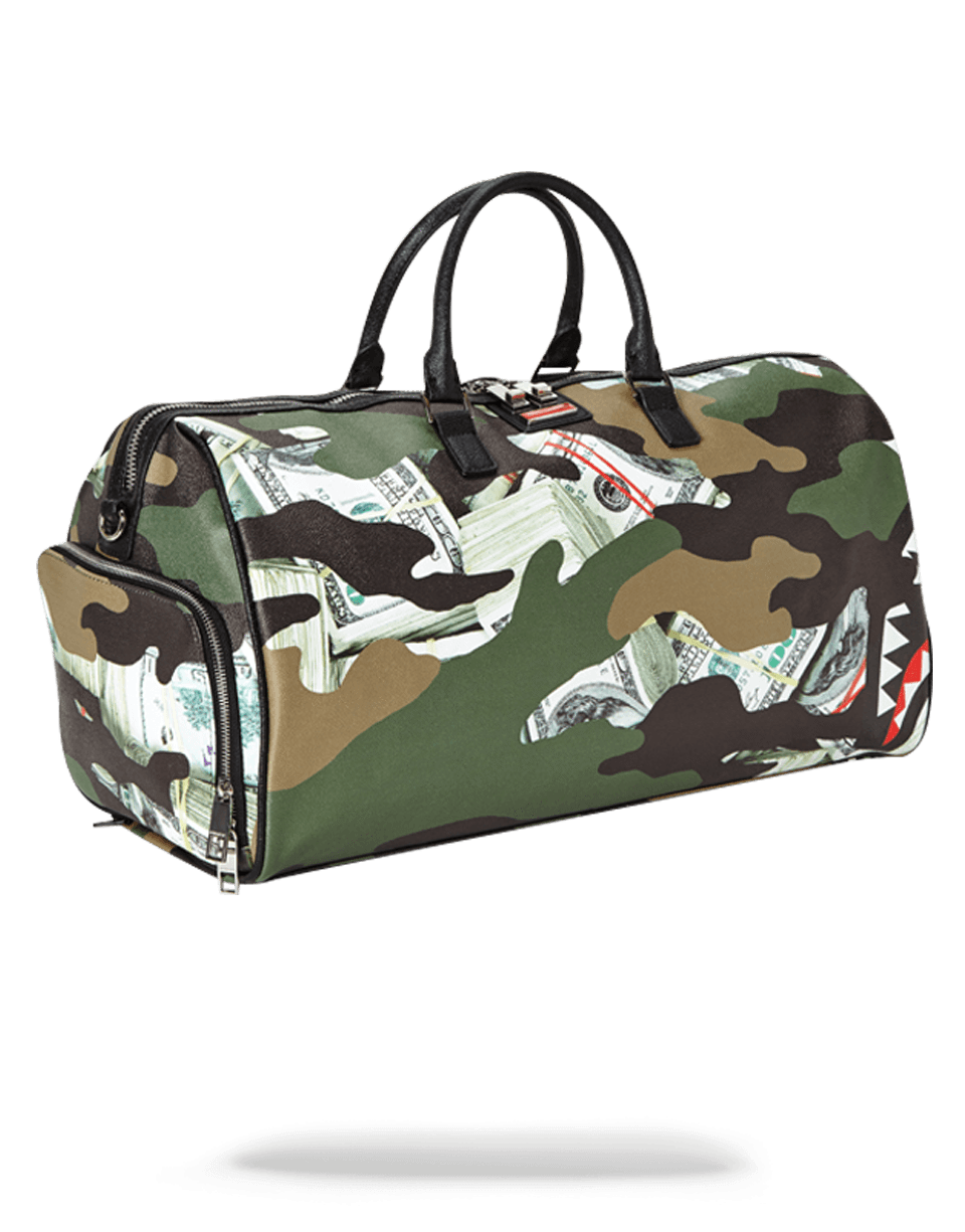 Sprayground Camo Money Shark Duffle 910D2546NSZ