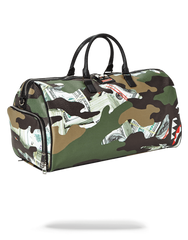 Sprayground Camo Money Shark Duffle 910D2546NSZ