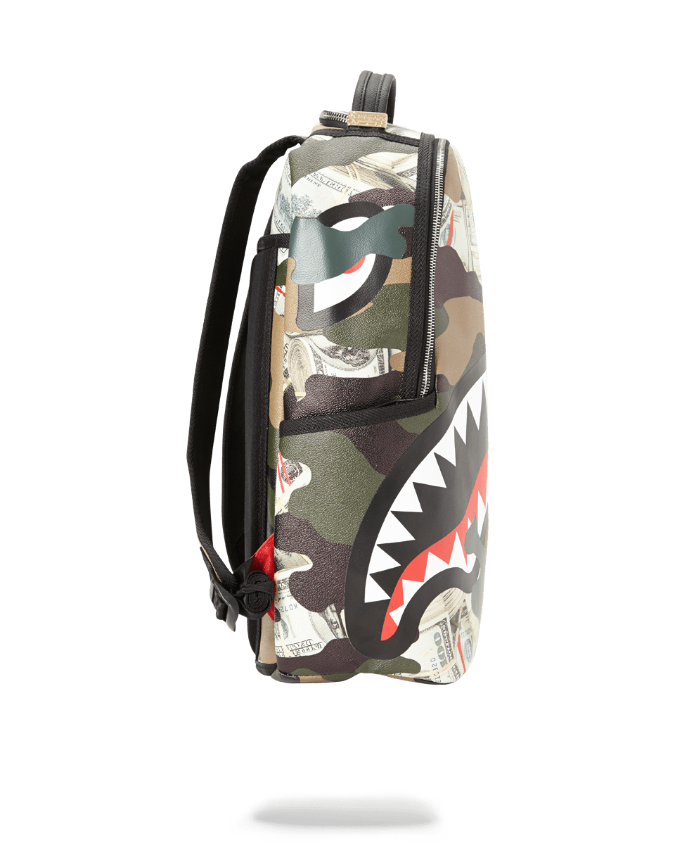 Sprayground Camo Money Shark 910B2202NSZ zaino sprayground