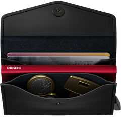 Envelope Matte Black & Red