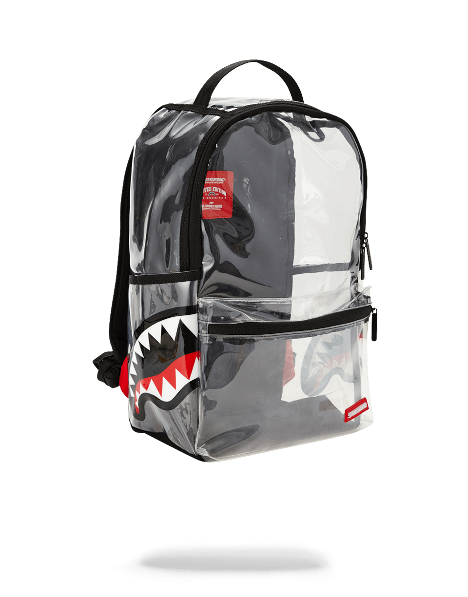 Sprayground 20/20 double cargo side shark  backpack 910B2367NSZ