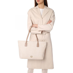 Borsa Shopping Beige Borbonese 904121F09S23