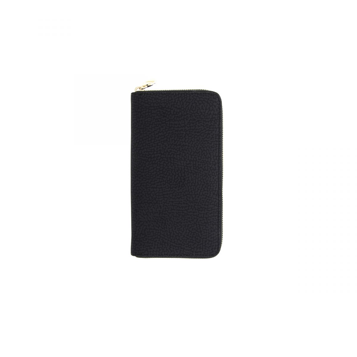 Borbonese Wallet Large Op Nylon Zip Around Black 930111X99100