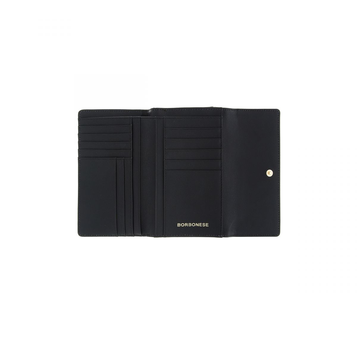 Borbonese Wallet Medium Op Nylon Black 930115X99100