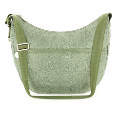 Borsa media verde militare Borbonese 934415X96W81