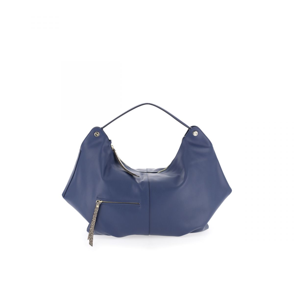 Borsa piccola blu Borbonese 954634G61U97