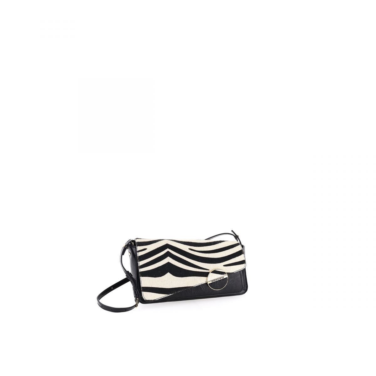 Borbonese Distonica Bag Small Nero/Bianco 954901715155